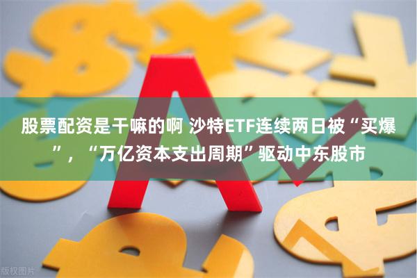 股票配资是干嘛的啊 沙特ETF连续两日被“买爆”，“万亿资本支出周期”驱动中东股市