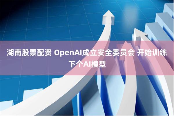 湖南股票配资 OpenAI成立安全委员会 开始训练下个AI模型