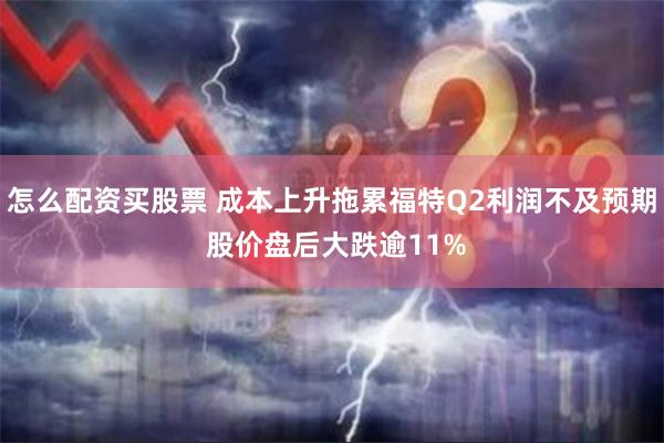 怎么配资买股票 成本上升拖累福特Q2利润不及预期 股价盘后大跌逾11%