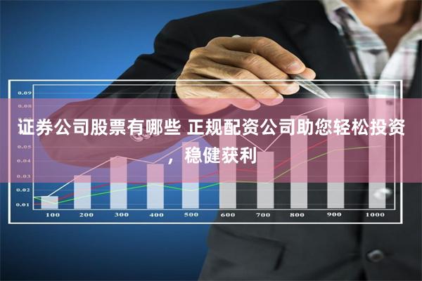 证券公司股票有哪些 正规配资公司助您轻松投资，稳健获利